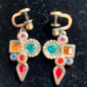 Vibrant Multicolor Gemstone Earrings